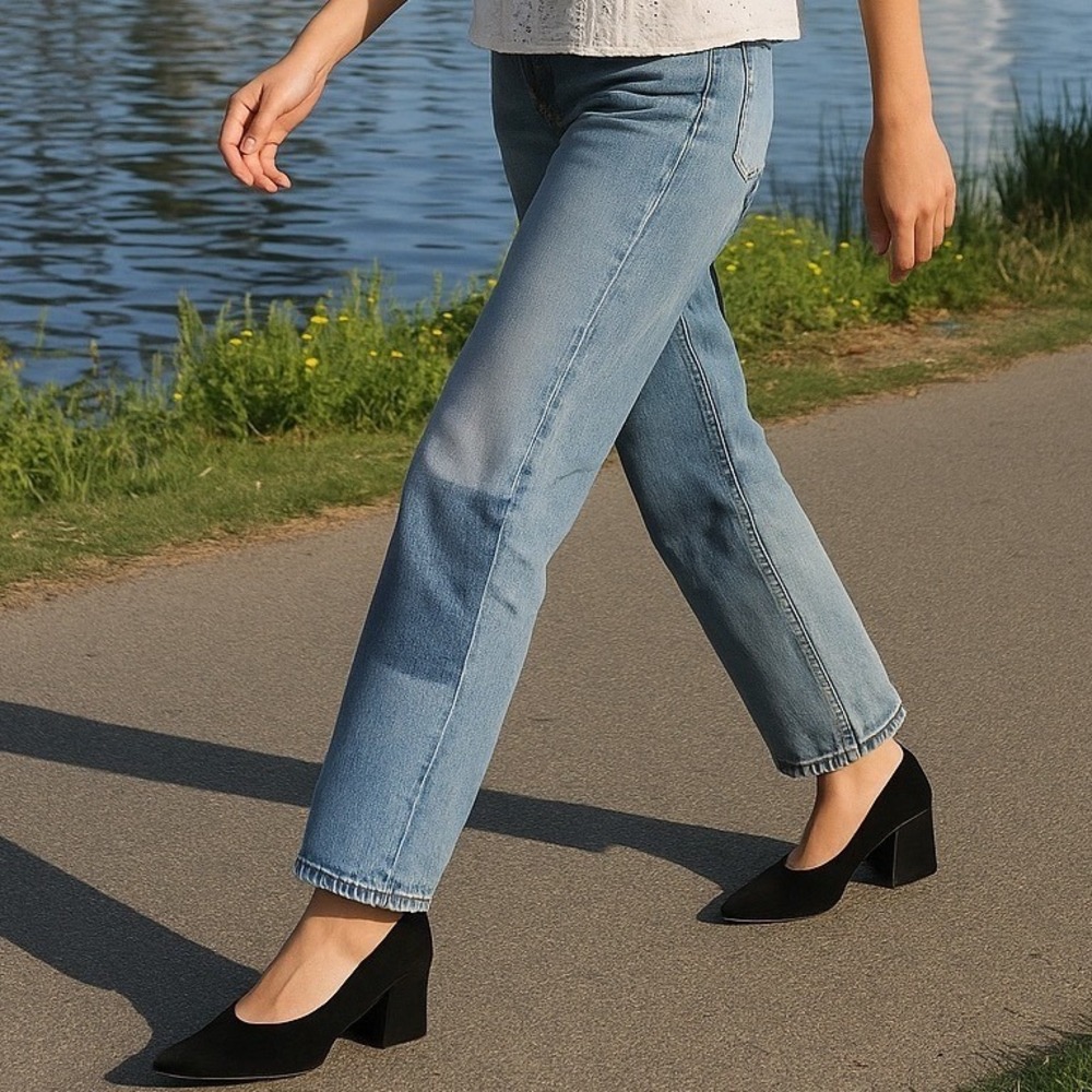 Reformation Jeans Women's Light Wash Patch High‎ Rise Denim Pants